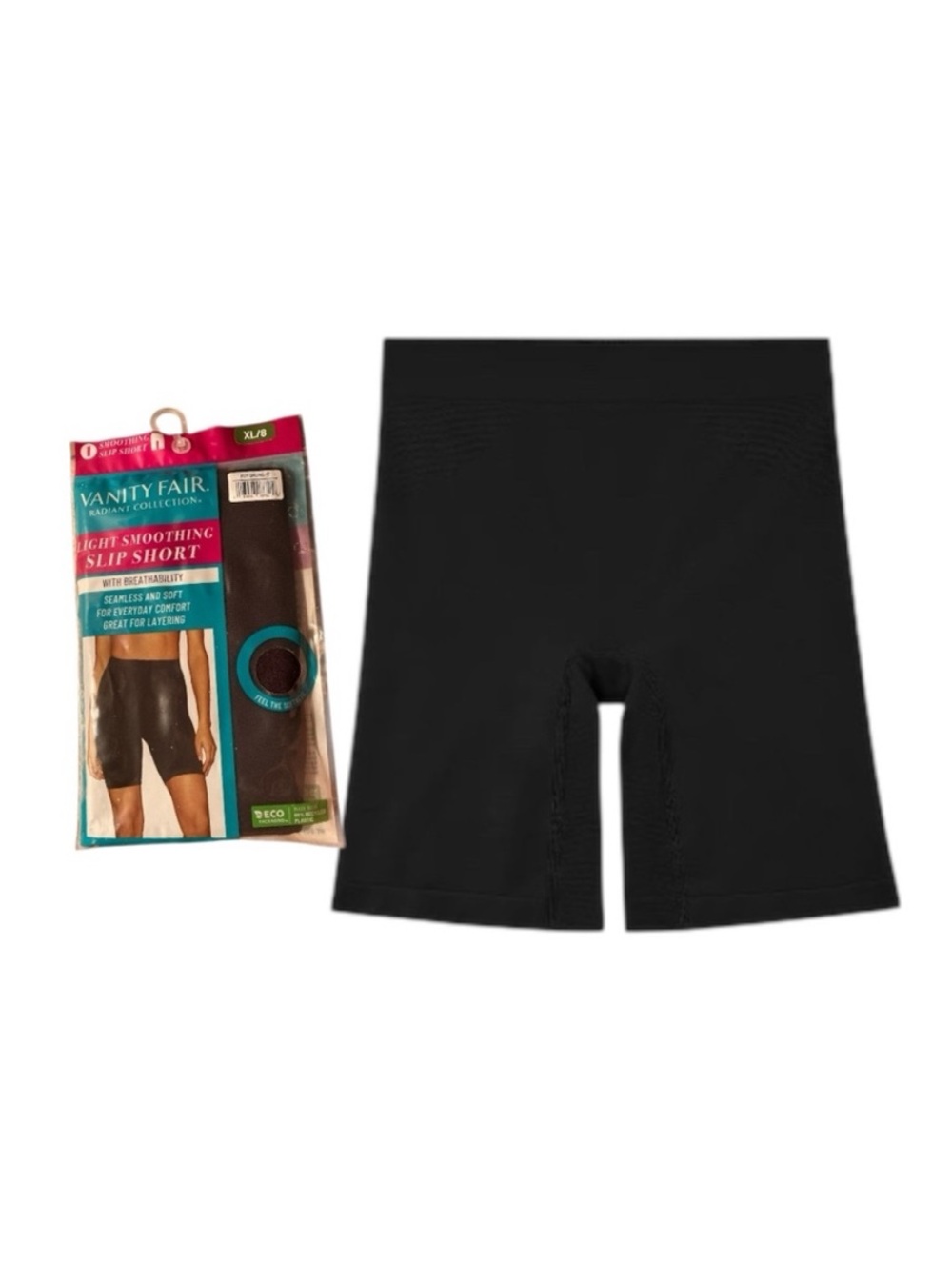 Vanity Fair Black Light Smoothing Slipshort